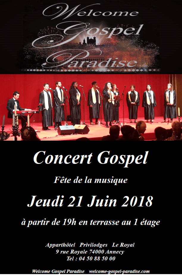 Concert Gospel pour la fête de la musique